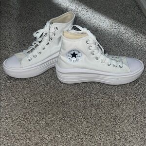 Converse White High-Top Sneakers Canvas Classic